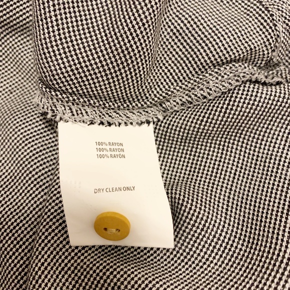 O'Neill Bow Sleeves V Neck Checkered Swing Dress Small - Picture 6 of 6